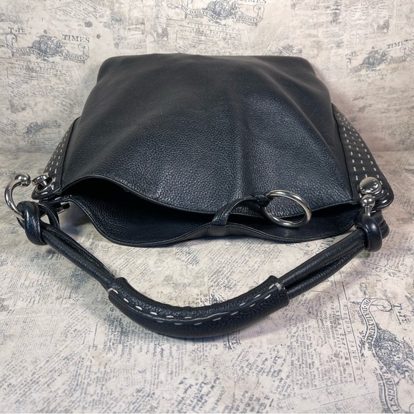 BCBGMaxAzria Genuine Pebble Leather Shoulder Bag - Picture 8 of 15